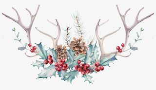 鹿角和果子免抠