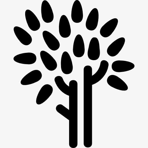 树干和树叶图标免抠