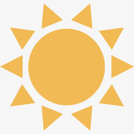 太阳图标免抠