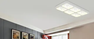 照明建材大促销几何白色背景高清