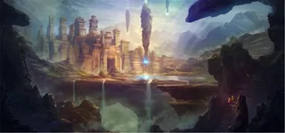 梦幻城堡背景高清