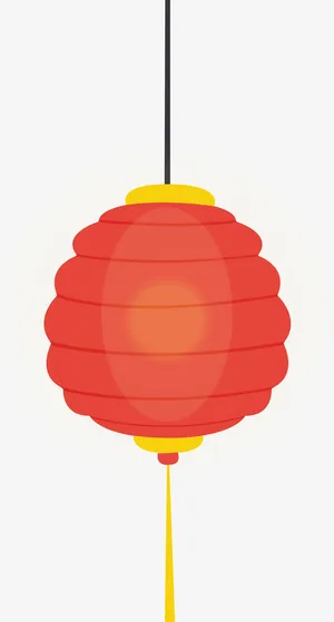 春节红色灯笼挂饰免抠