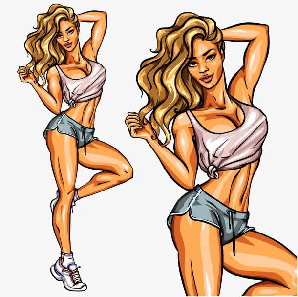 性感的美女免抠