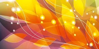 渐变幻彩狂欢橙黄活动背景高清