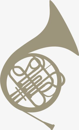 灰色喇叭矢量免抠