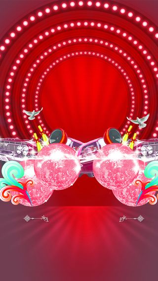 炫彩海报H5背景高清