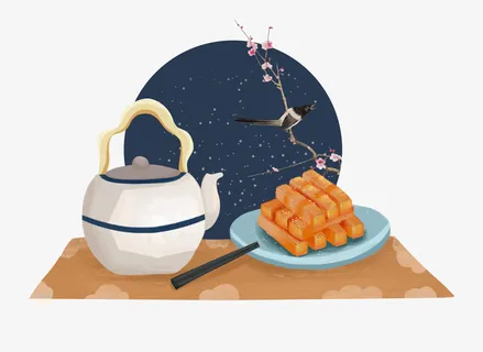 中秋赏月的元素免抠