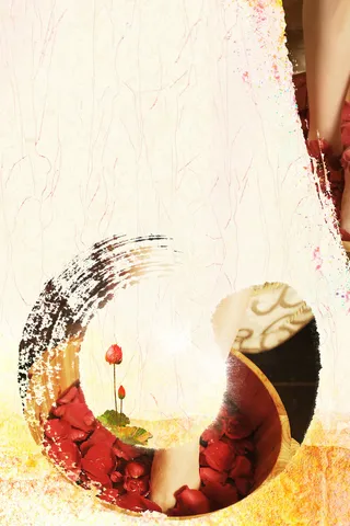 中医足疗养生海报宣传背景素材高清