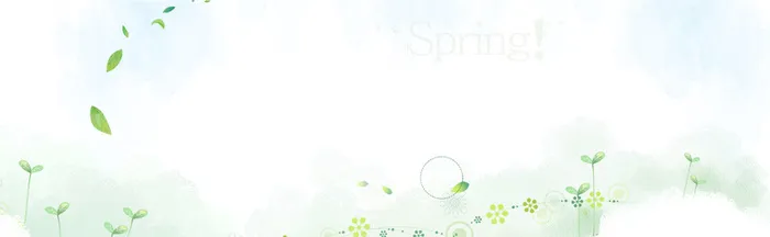淘宝春季女包清新背景banner高清