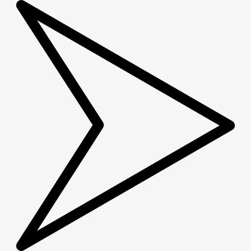 右箭头的轮廓图标免抠