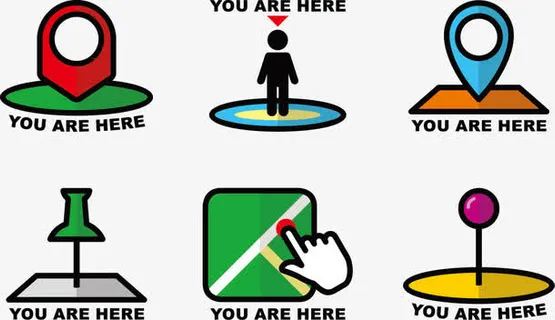 地图标记矢量免抠