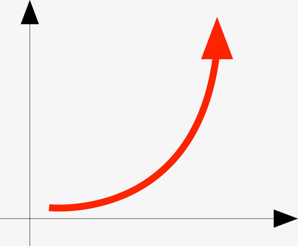 上升箭头矢量图免抠