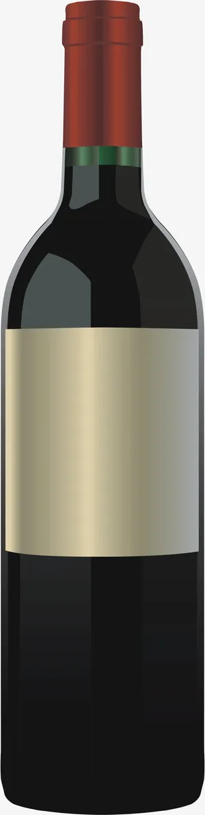 咖色酒瓶免抠