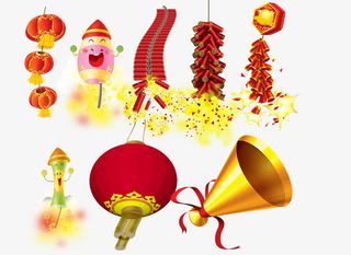 春节元素免抠
