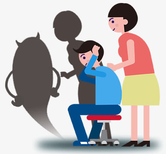 h5素材抑郁症免抠