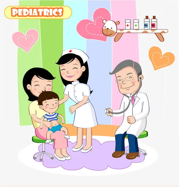 看病的孩子免抠