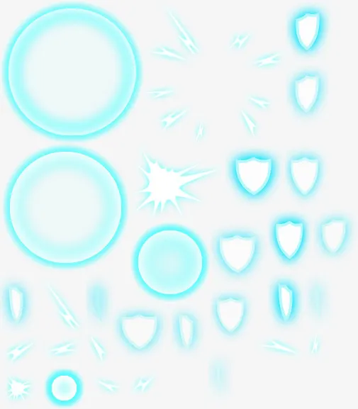 光圈盾牌特效免抠