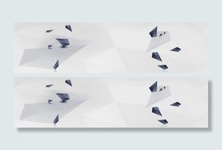 三棱锥不规则背景图高清