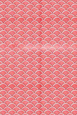 春节红色祥云底纹免抠