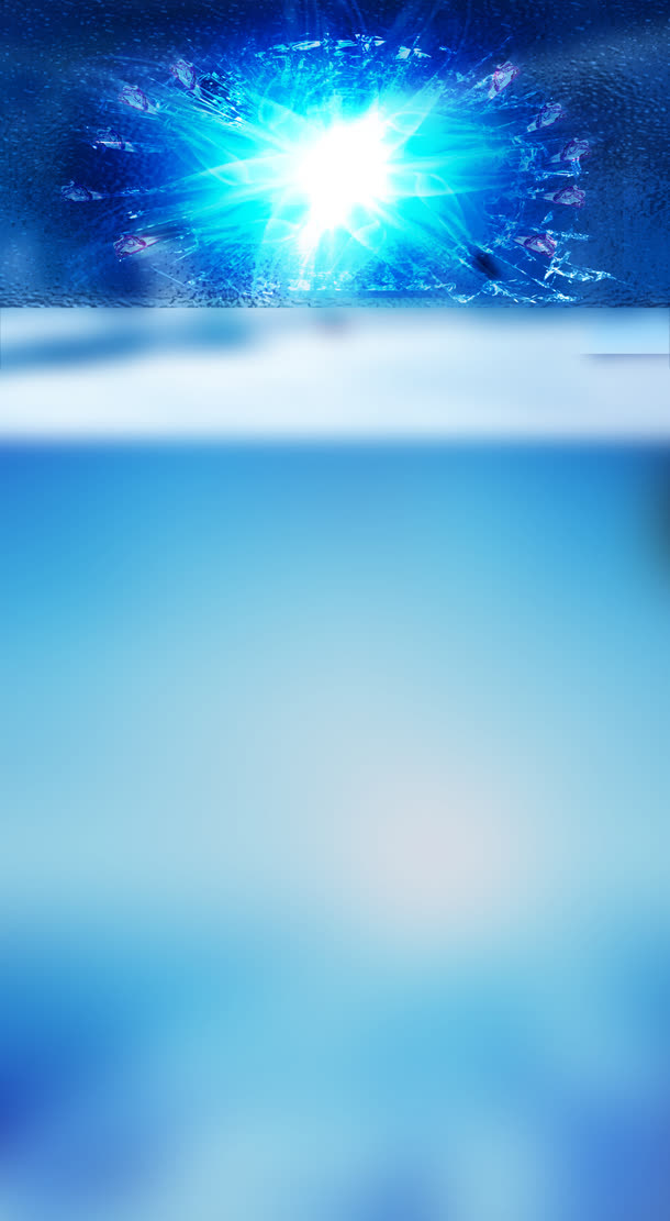 蓝色夏日背景