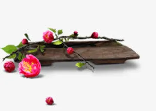 花卉茶艺网站图片免抠