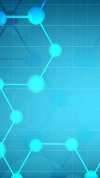 蓝色几何科技H5背景高清