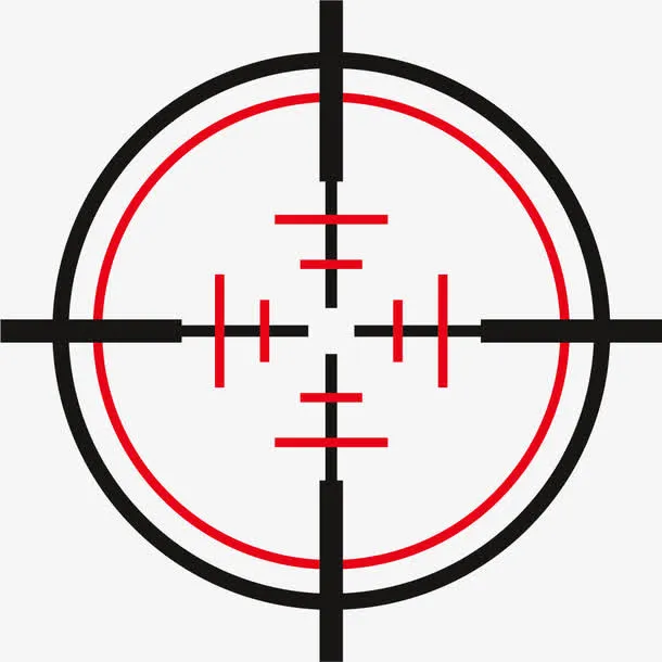 瞄准高级步枪矢量准星免抠