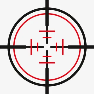 瞄准高级步枪矢量准星免抠