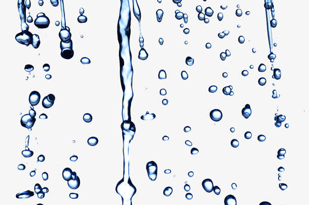 水滴喝水珠免抠