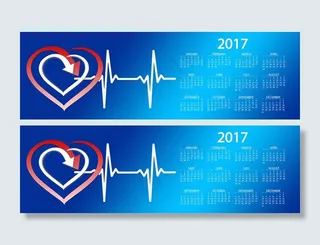 2017心跳动日历高清