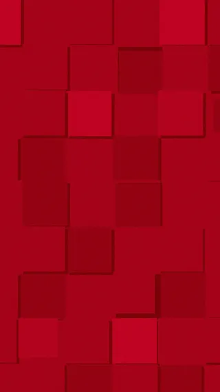 红色立体几何H5背景高清