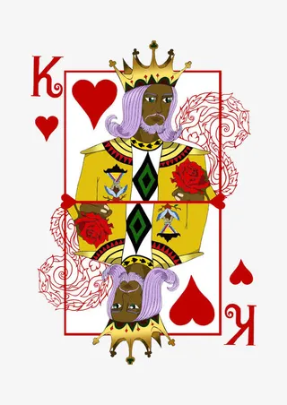 红桃K扑克牌免抠