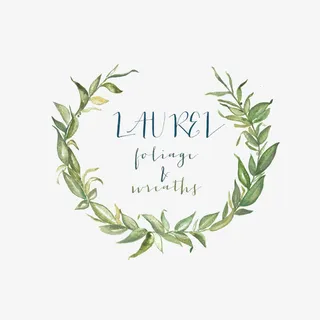 手绘水彩清新插画橄榄枝花环免抠免抠