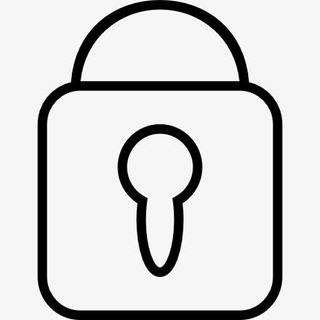 锁上挂锁的安全工具概述符号图标免抠