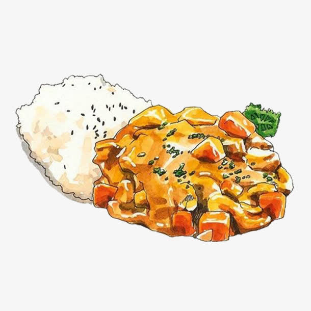 泰式风味咖喱饭免抠