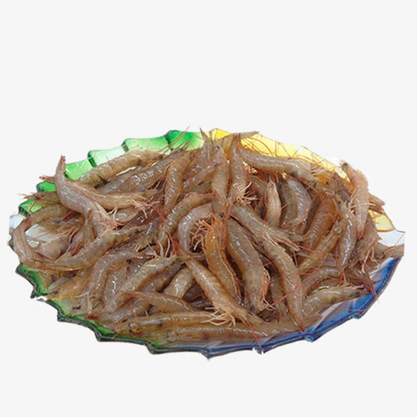 一盘小虾免抠