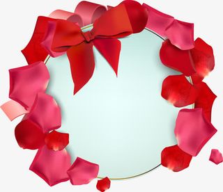 花瓣蝴蝶结免抠