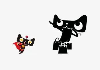卡通天猫免抠