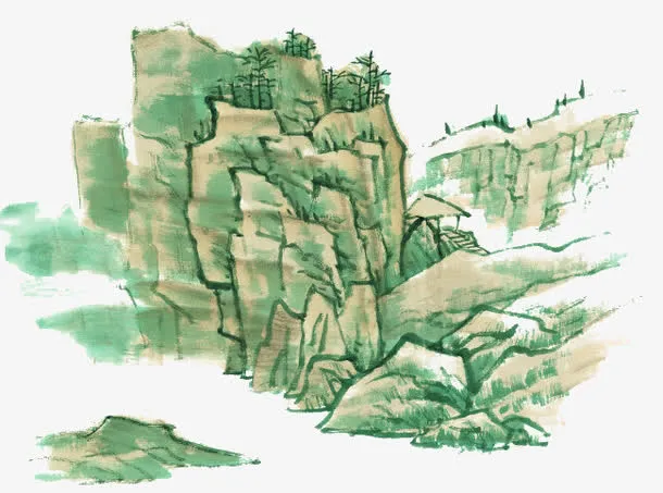 山水画免抠