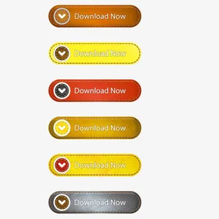 矢量皮革制品按钮免抠