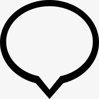 评论椭圆概述气球图标免抠