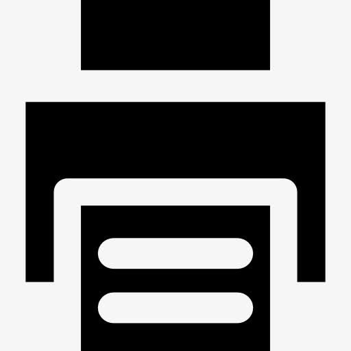 微型打印机图标免抠