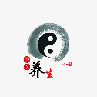 手绘中医养生图标素材免抠