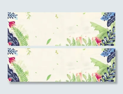 春色春天banner海报展板高清