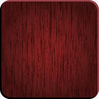 红色的红橡木质材料免抠