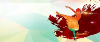 舞蹈培训兴趣班招生海报背景素材高清