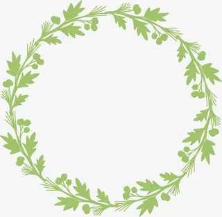 花环花边手绘边框免抠装饰边框元素