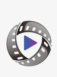 矢量卡通按钮视频播放键免抠