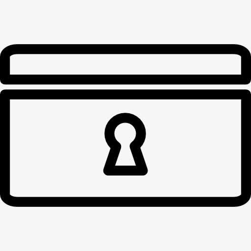 信用卡安全概述商业标志图标免抠