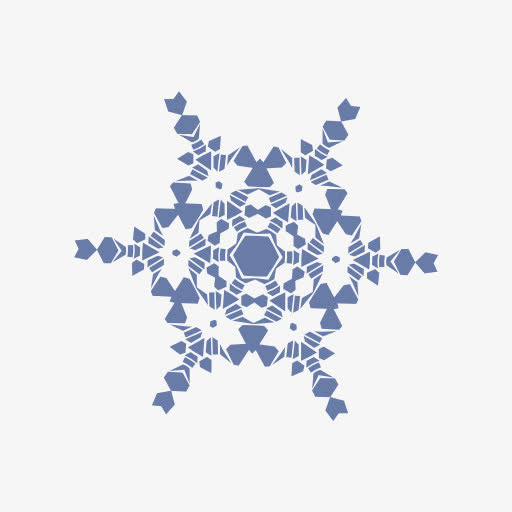 鳞片雪雪花片状矢量包体积1免抠